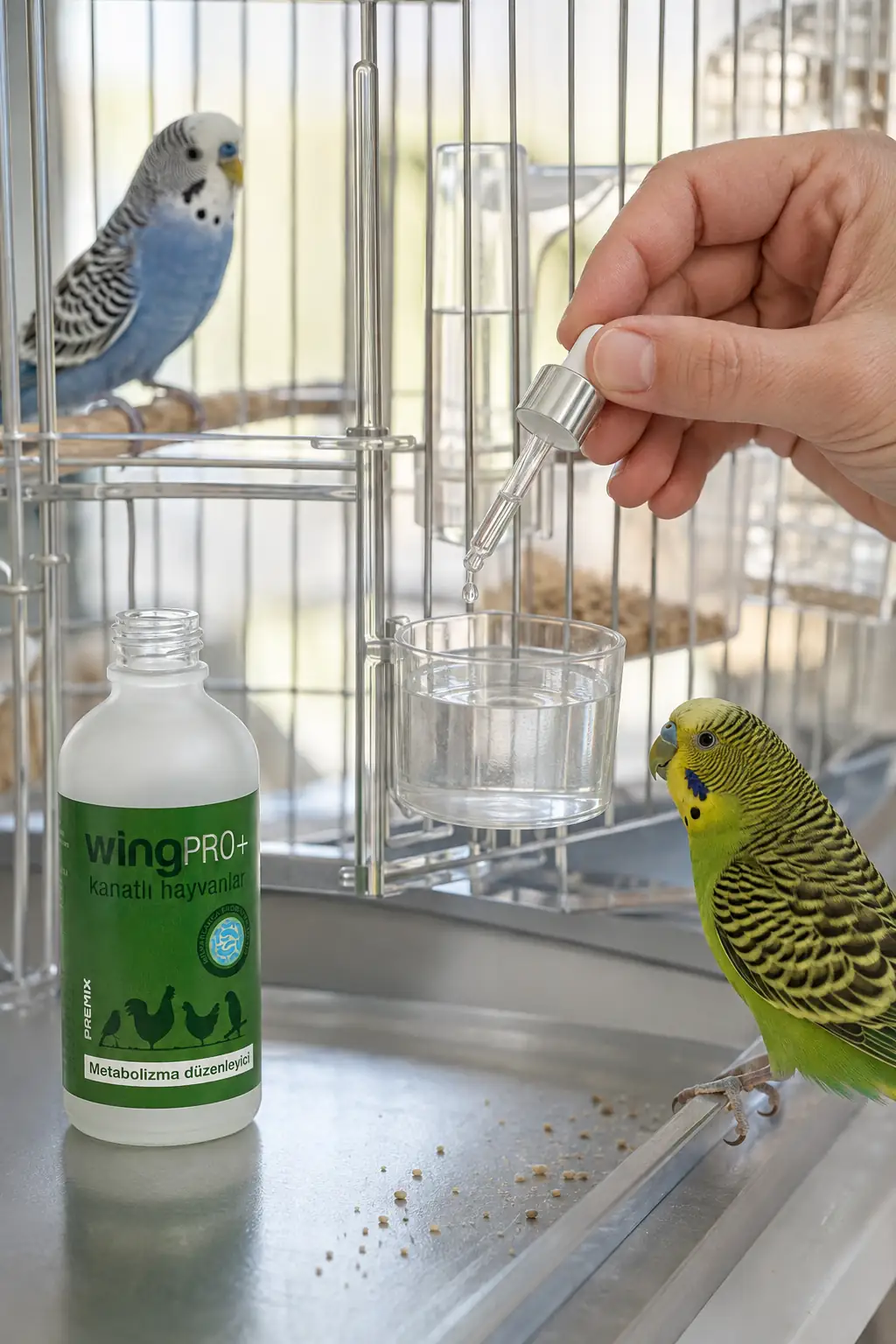 wingPRO+ Suluk suyuyla — kullanım